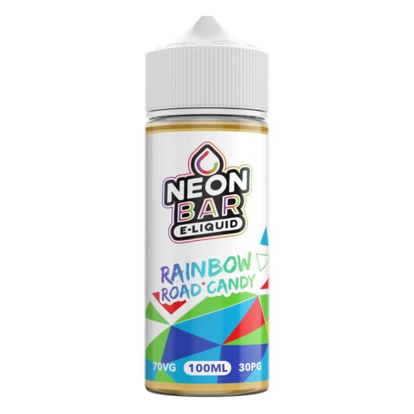 RAINBOW ROAD CANDY 100ML E LIQUID NEON BAR