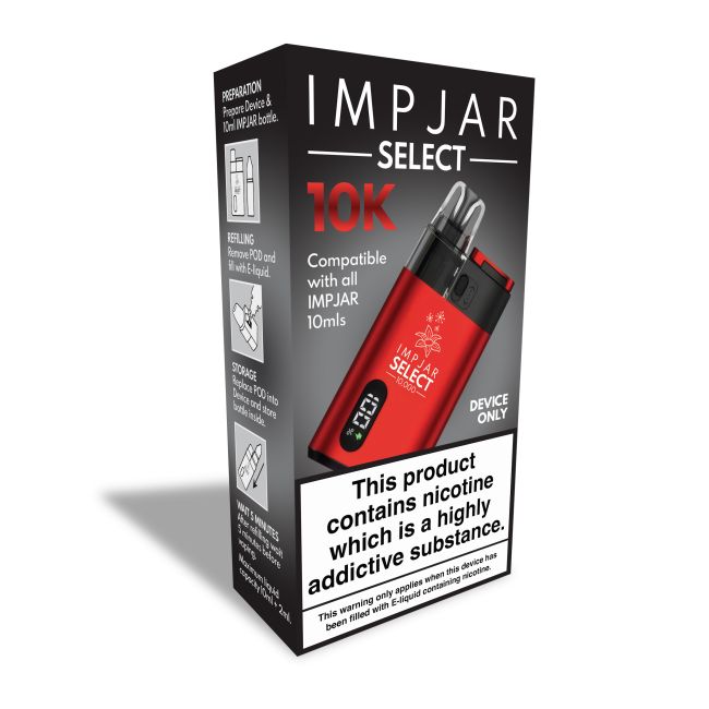 IMP JAR SELECT 10K REFILLABLE POD VAPE KIT - Image 5