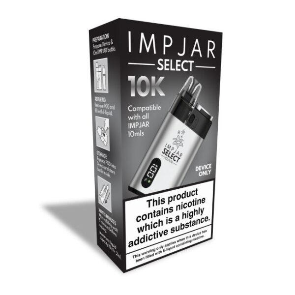 IMP JAR SELECT 10K REFILLABLE POD VAPE KIT - Image 6