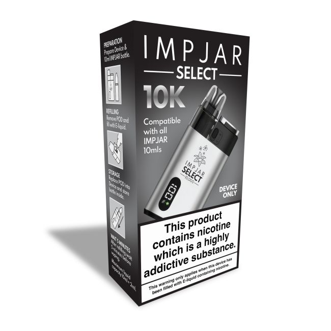 IMP JAR SELECT 10K REFILLABLE POD VAPE KIT - Image 6