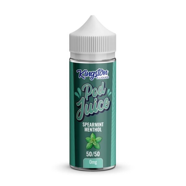 SPEARMINT MENTHOL POD JUICE 100ML E LIQUID KINGSTON