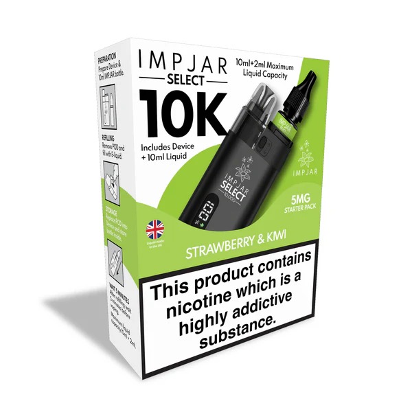 IMP JAR SELECT 10K REFILLABLE POD VAPE KIT + NIC SALT - Image 14