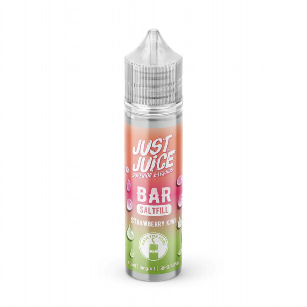 STRAWBERRY KIWI BAR SALTFILL 40ML E LIQUID JUST JUICE