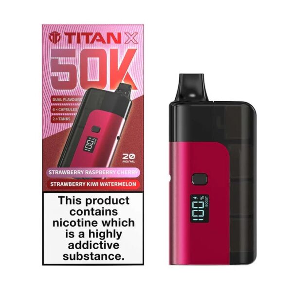 TITAN X 50K PREFILLED POD VAPE KIT 20MG - Image 18