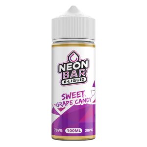 SWEET GRAPE CANDY 100ML E LIQUID NEON BAR