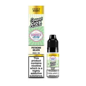 PISTACHIO GELATO DESSERT BAR 10ML NIC SALT DINNER LADY