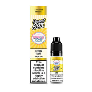 LEMON TART DESSERT BAR 10ML NIC SALT DINNER LADY