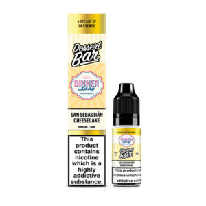 SAN SEBASTIAN CHEESECAKE DESSERT BAR 10ML NIC SALT DINNER LADY