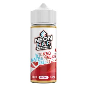 WICKED WATERMELON FREEZE 100ML E LIQUID NEON BAR
