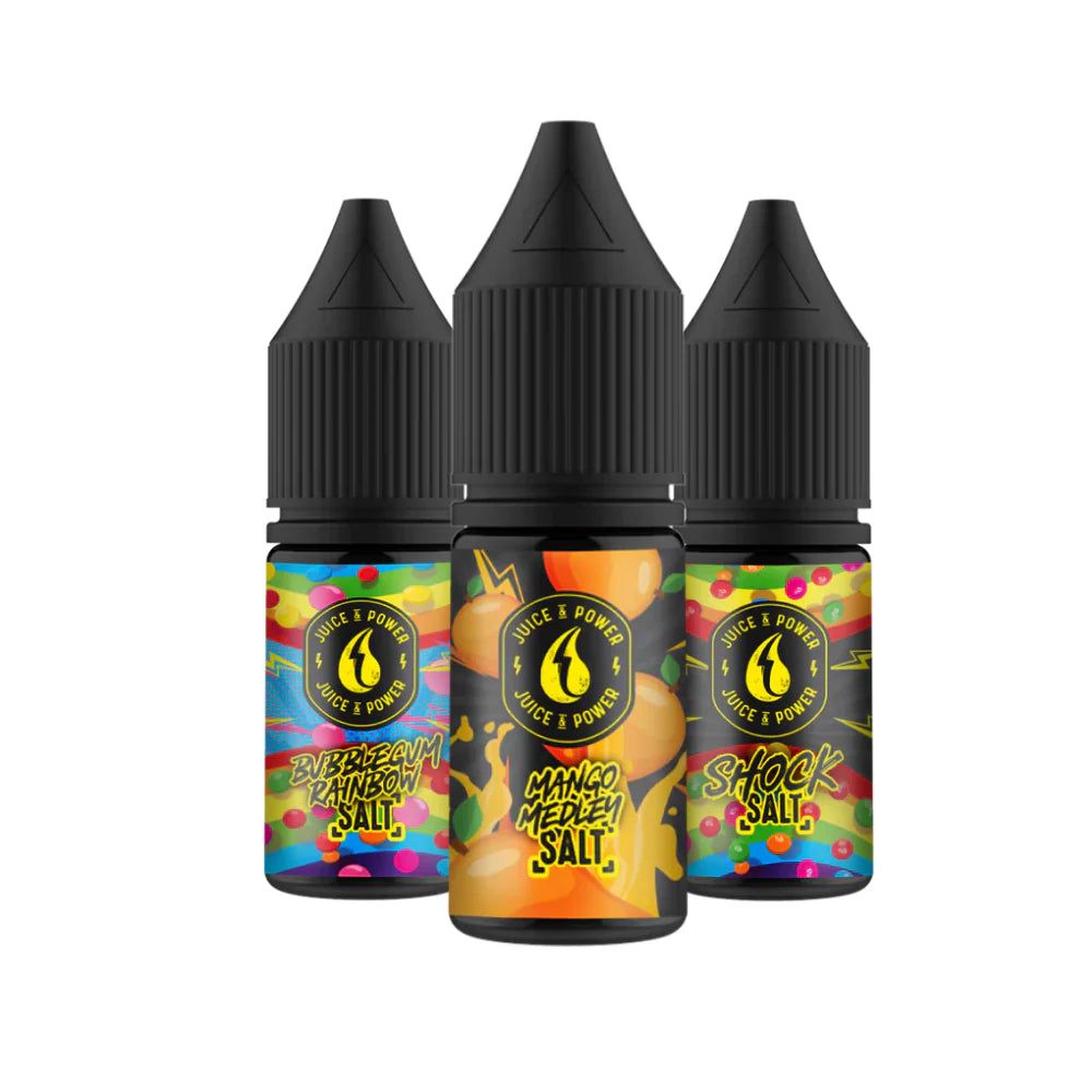 JUICE N POWER 10ML NIC SALTS PACK OF 10 EXP