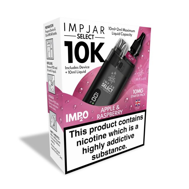 IMP JAR SELECT 10K REFILLABLE POD VAPE KIT + NIC SALT - Image 3