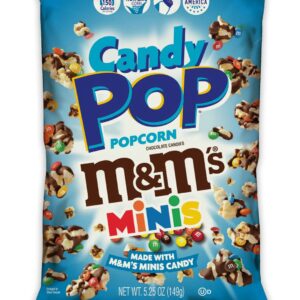 M & M MINIS POPCORN 149G COOKIE & CANDY POP