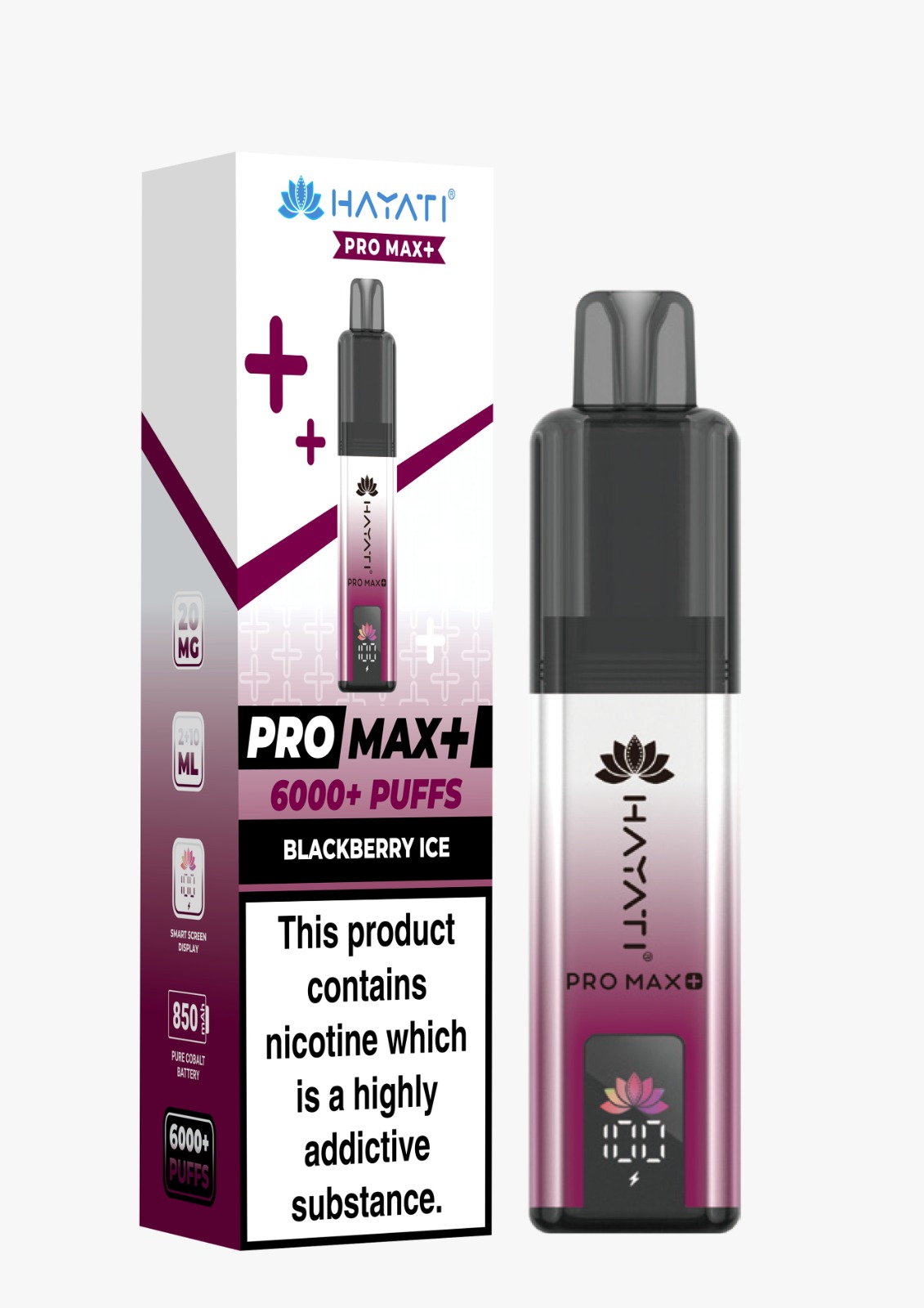 HAYATI PRO MAX+ 6000 PREFILLED POD VAPE KIT 20MG - Image 11