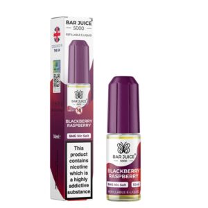 BLACKBERRY RASPBERRY 10ML NIC SALT BAR JUICE 5000