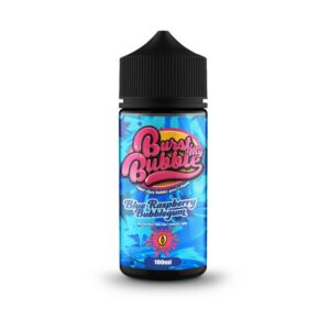 BLUE RASPBERRY BUBBLEGUM 100ML E LIQUID BURST MY BUBBLE