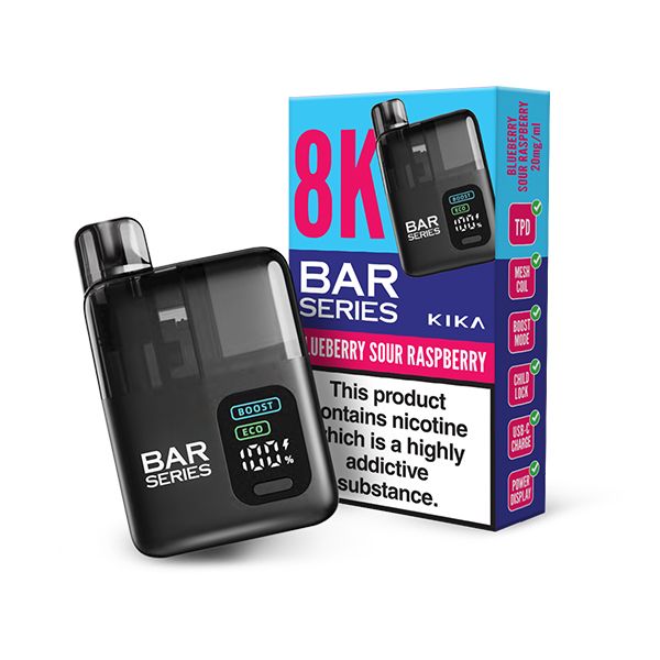 BAR SERIES KIKA 8K PREFILLED POD VAPE KIT 20MG - Image 4