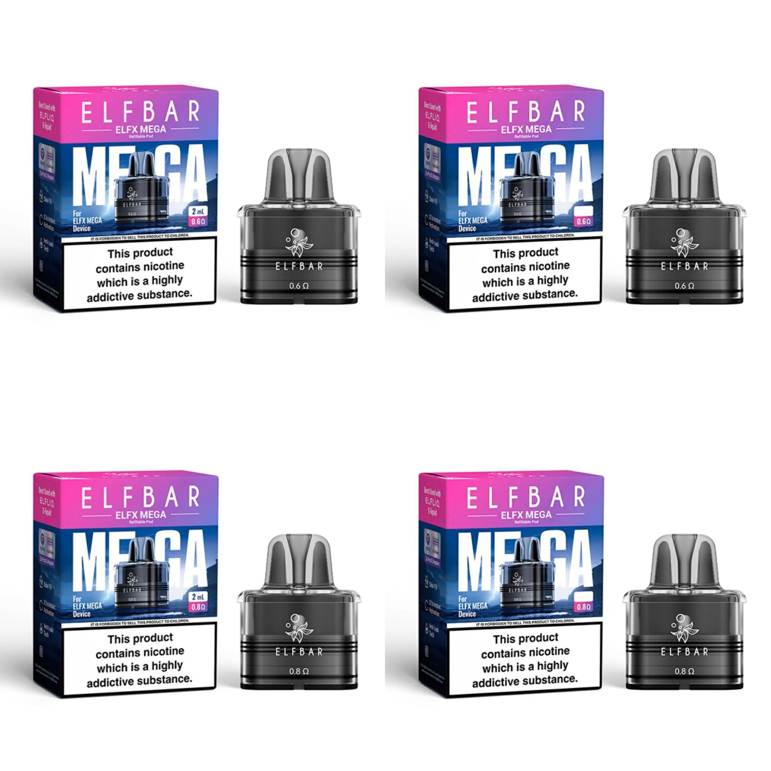 ELF BAR ELFX MEGA REPLACEMENT POD