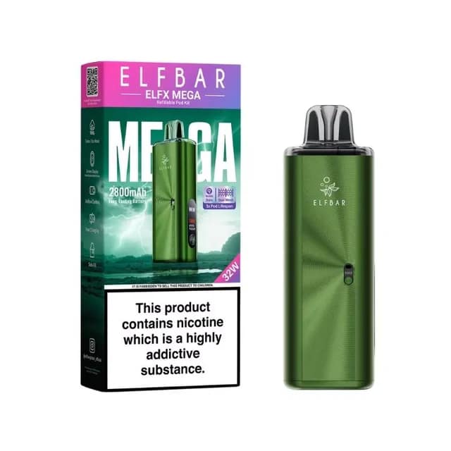 ELF BAR ELFX MEGA POD VAPE KIT 2800MAH - Image 4