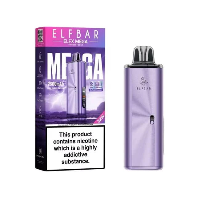 ELF BAR ELFX MEGA POD VAPE KIT 2800MAH - Image 6