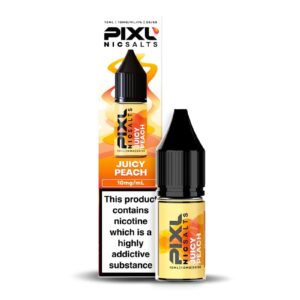 JUICY PEACH 10ML NIC SALT PIXL