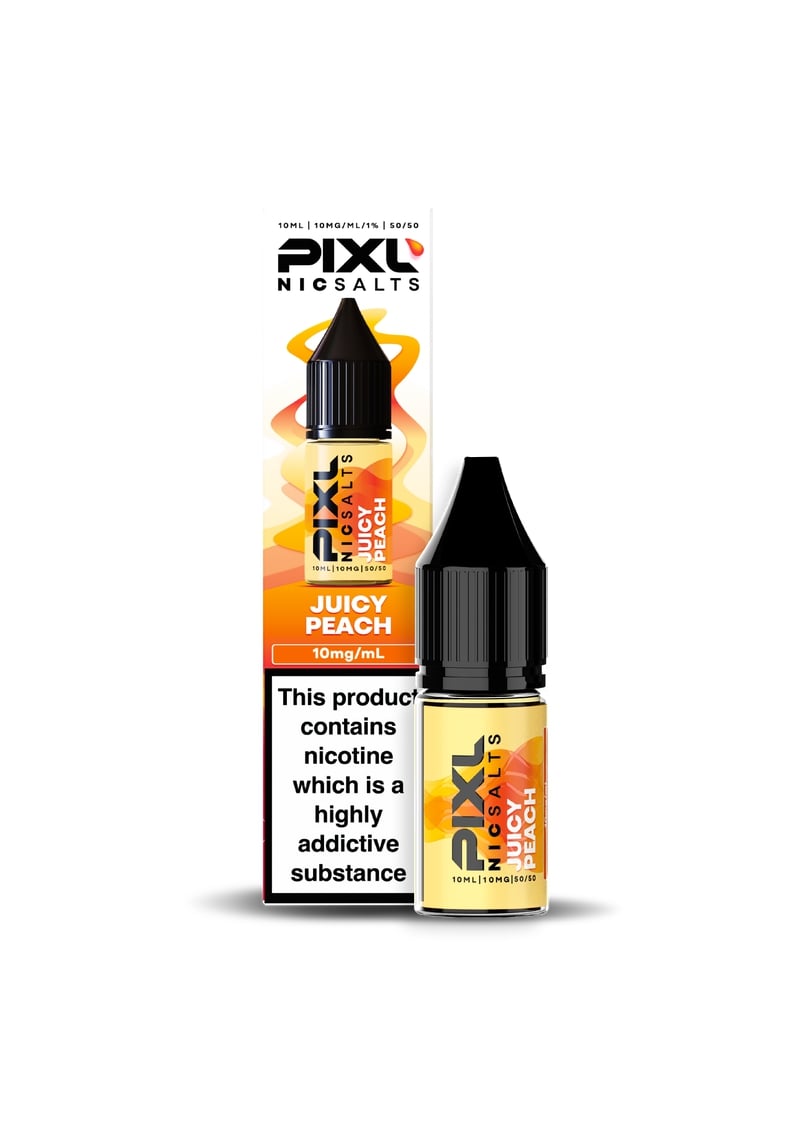 JUICY PEACH 10ML NIC SALT PIXL