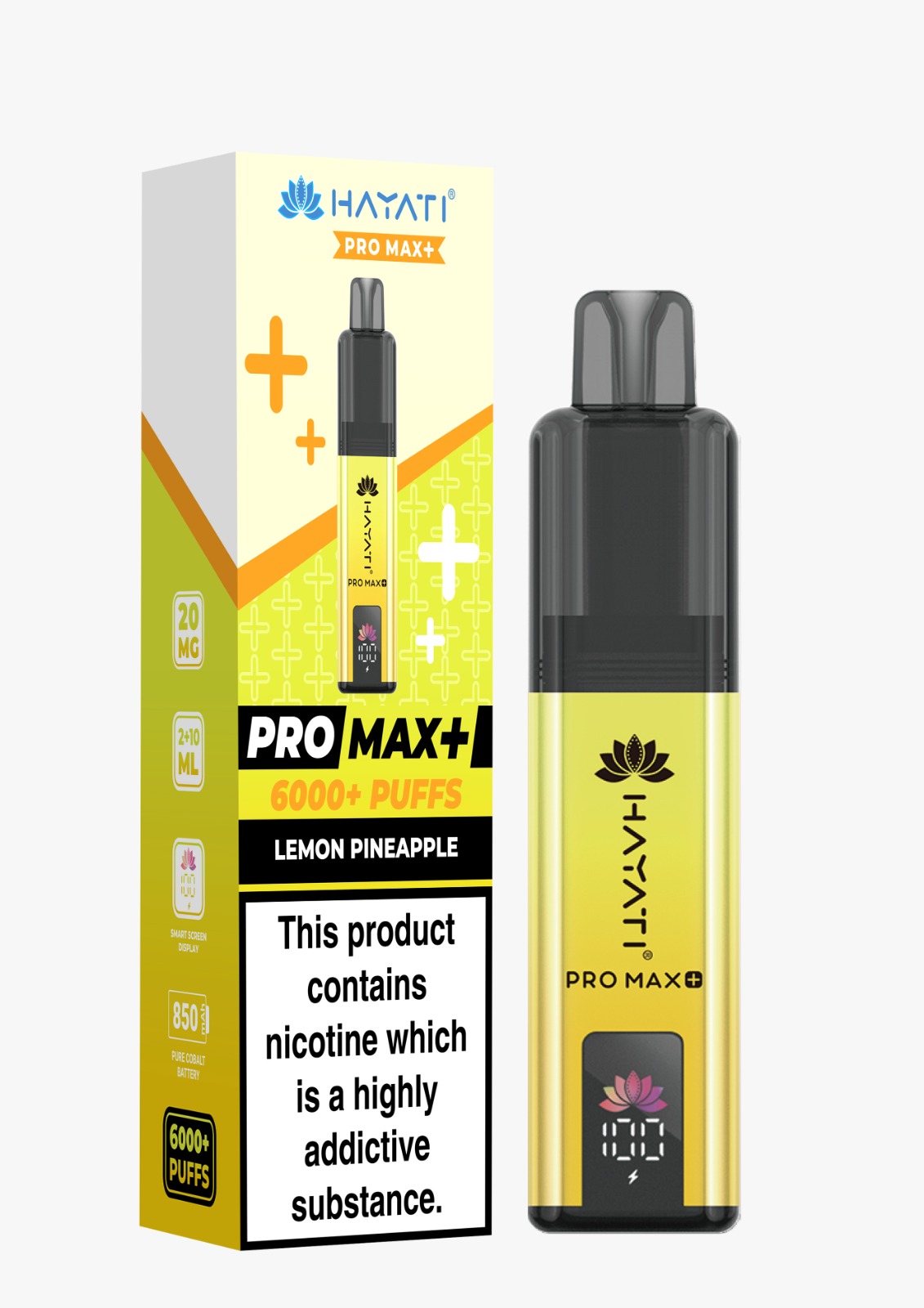 HAYATI PRO MAX+ 6000 PREFILLED POD VAPE KIT 20MG - Image 6