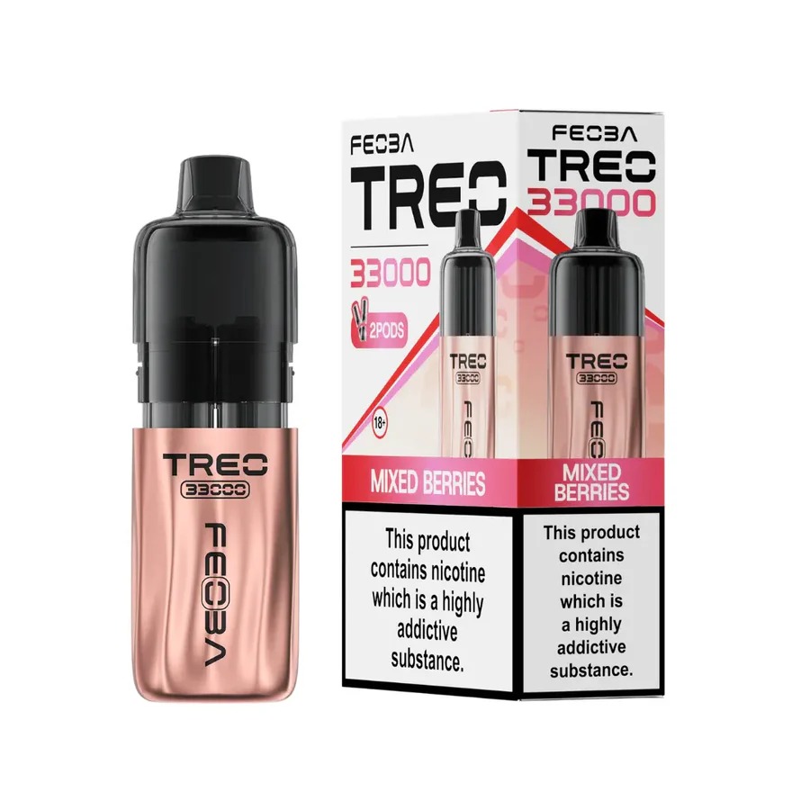 FEOBA TREO 33000 PREFILLED POD VAPE KIT 20MG - Image 2