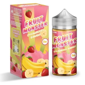 STRAWBERRY BANANA 100ML E LIQUID FRUIT MONSTER