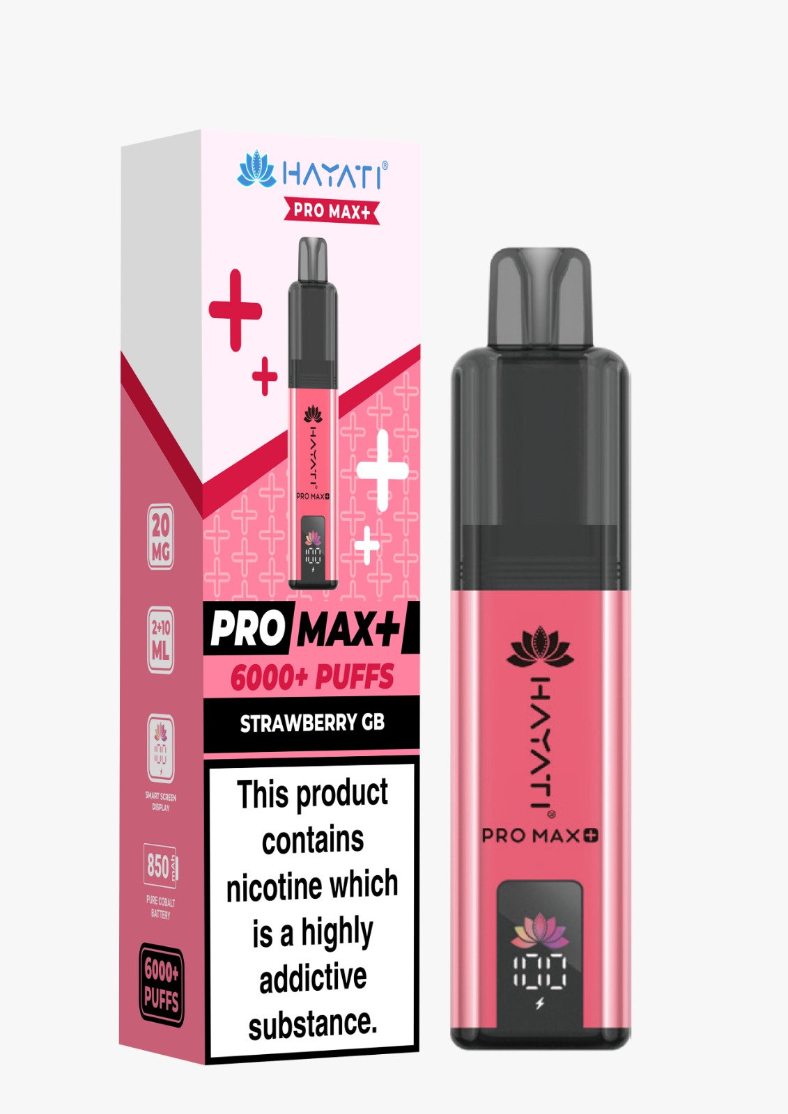 HAYATI PRO MAX+ 6000 PREFILLED POD VAPE KIT 20MG - Image 3