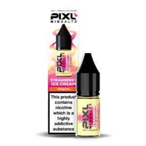 STRAWBERRY ICE CREAM 10ML NIC SALT PIXL