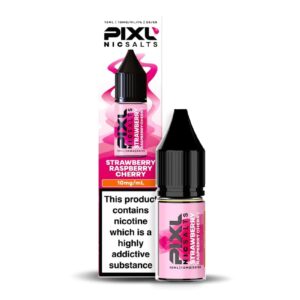STRAWBERRY RASPBERRY CHERRY 10ML NIC SALT PIXL