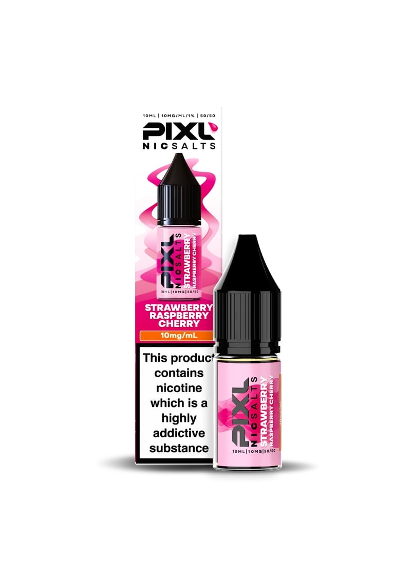 STRAWBERRY RASPBERRY CHERRY 10ML NIC SALT PIXL