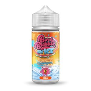 TANGERINE BUBBLEGUM ON ICE 100ML E LIQUID BURST MY BUBBLE