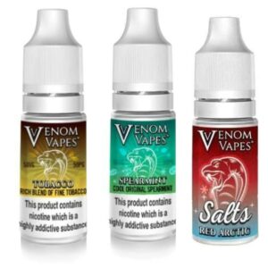 VENOM VAPES E-LIQUID 3 X 10ML EXP