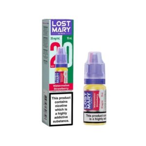 WATERMELON STRAWBERRY 10ML NIC SALT LOST MARY