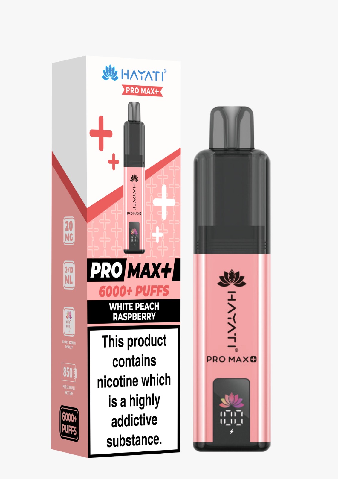 HAYATI PRO MAX+ 6000 PREFILLED POD VAPE KIT 20MG - Image 8