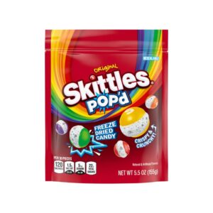 FREEZE DRIED CANDY POP D ORIGINAL 155G SKITTLES