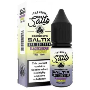 BLACKCURRANT LEMONADE SALTIX BAR EDITION 10ML NIC SALT GOT SALTS