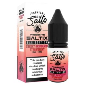 CHERRY RASPBERRY STRAWBERRY SALTIX BAR EDITION 10ML NIC SALT GOT SALTS