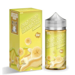 BANANA 100ML E LIQUID CUSTARD MONSTER