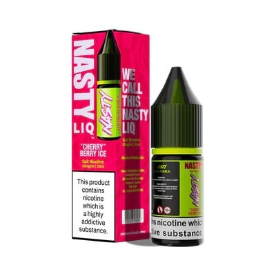CHERRY BERRY ICE 10ML NIC SALT NASTY LIQ
