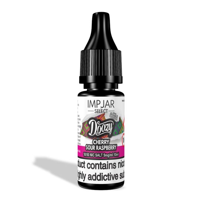 CHERRY SOUR RASPBERRY 10ML NIC SALT IMP JAR SELECT X DOOZY