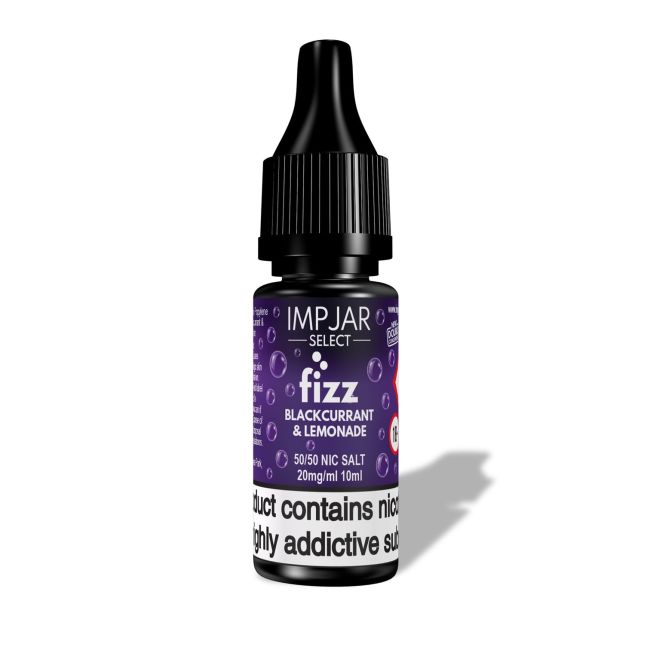 BLACKCURRANT & LEMONADE FIZZ 10ML NIC SALT IMP JAR SELECT