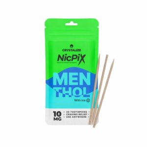 MENTHOL NICPIX NICOTINE TOOTHPICKS BY CRYSTALIZE