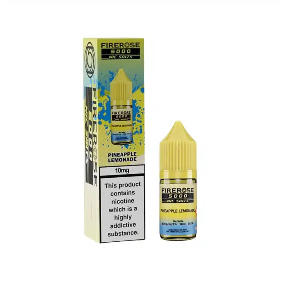 PINEAPPLE LEMONADE 10ML NIC SALT ELUX FIREROSE 5000