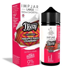 PINEAPPLE PEACH STRAWBERRY 100ML E LIQUID IMP JAR X DOOZY EXCLUSIVE