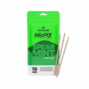 SPEARMINT NICPIX NICOTINE TOOTHPICKS BY CRYSTALIZE