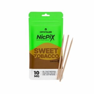 SWEET TOBACCO NICPIX NICOTINE TOOTHPICKS BY CRYSTALIZE