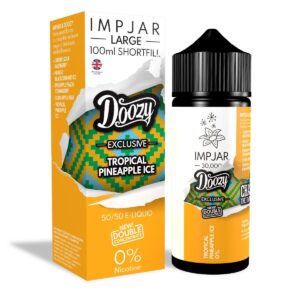 TROPICAL PINEAPPLE ICE 100ML E LIQUID IMP JAR X DOOZY EXCLUSIVE