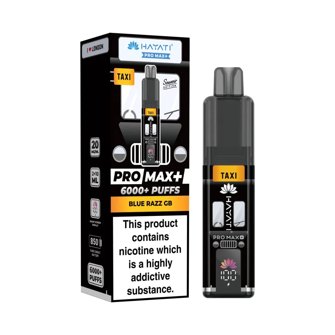 HAYATI PRO MAX+ SOUVENIR EDITION 6K PREFILLED POD VAPE KIT 20MG - Image 2